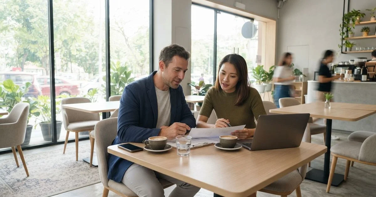 Picking the right cafe for a business meeting in Petaling Jaya