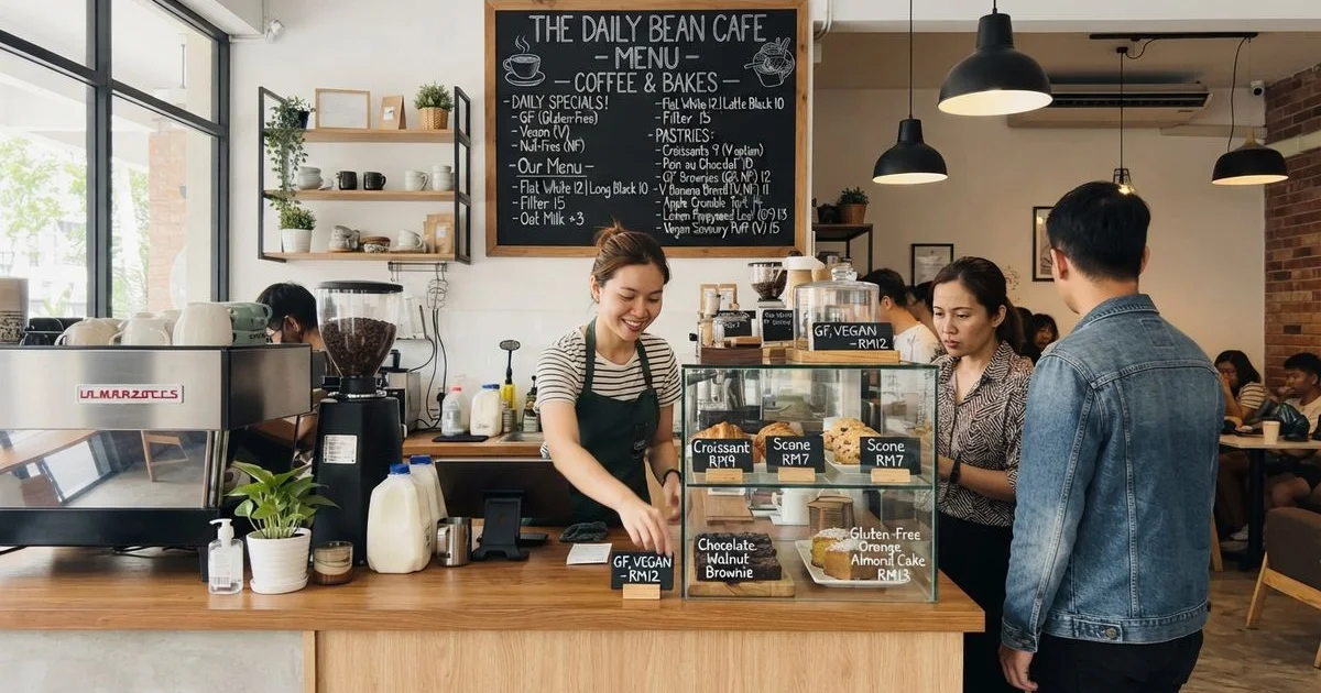 Dietary restrictions and allergen info at Petaling Jaya cafes