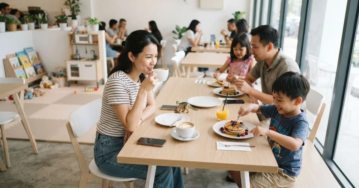 Family-friendly cafes with kids in Petaling Jaya: what to look for